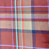 Modern Plaid Shirting Fabric - 3 3/4 yds x 44"