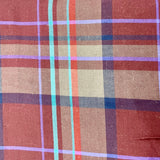 Modern Plaid Shirting Fabric - 3 3/4 yds x 44"