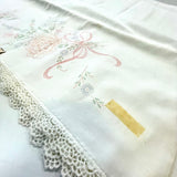 Vintage Bouquet Embroidery Pattern Pillow Cases