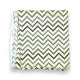Shades of Gray Chevron Canvas Fabric - 2 3/4 yds x 45"