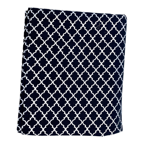 Quatrefoil Cotton Fabric - 5 1/4 yards x 42"