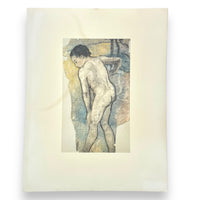 Breton Bather by Paul Gauguin Vintage Offset Lithograph in Matte