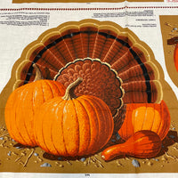 Turkey Centerpiece Pattern Panel