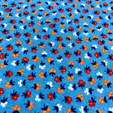 Vintage Field of Flowers Cotton Fabric - 1/2 yds x 42"