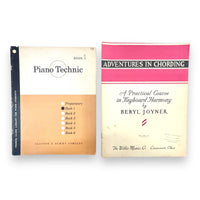 Mid-Century Piano Music Book Lot