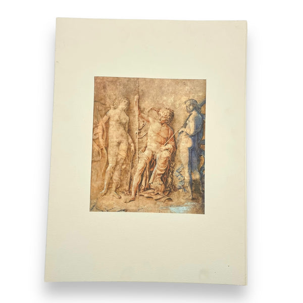 Mars, Venus and Diana by Andrea Mantegna Vintage Offset Lithograph in Matte