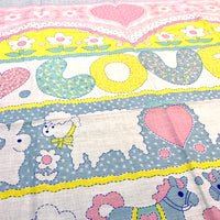 Pastel Love Cotton Panel Fabric - 1 yd