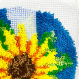 Finish Me! Latch Hook Sunflowers Rug