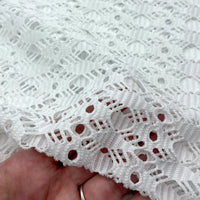 Snow Netted Fabric - 1 1/2 yds x 60"