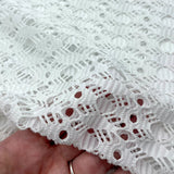 Snow Netted Fabric - 1 1/2 yds x 60"