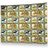 "Beautifully Wild Animals" Cotton Fabric Panel Bundle