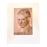 Head of a Boy by Picasso Vintage Offset Lithograph in Matte