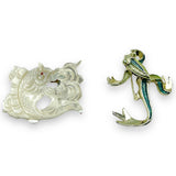 Frog + Fish Vintage Pin Bundle