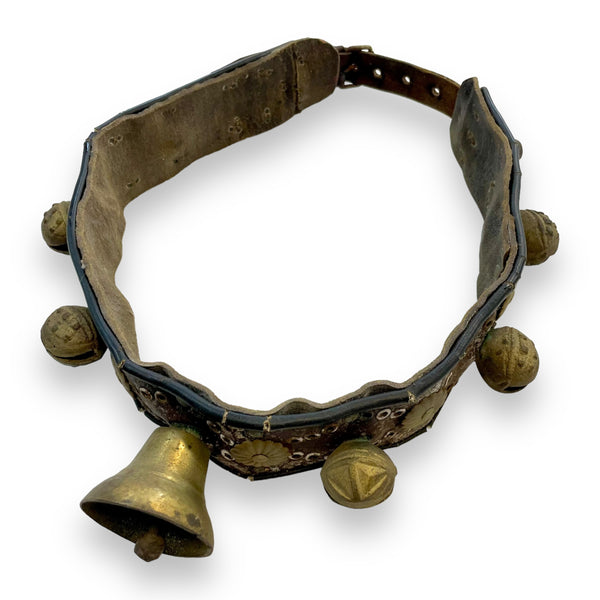 Antique Brass Bell Collar