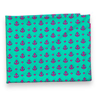 Anchors Florescent Spandex Fabric - 1 1/4 Yd x 60"