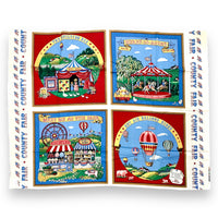 County Fair Quilting Bee Vintage Fabric Panel