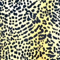 Cheetah Velour Fabric - 1 3/4 yds x 60"