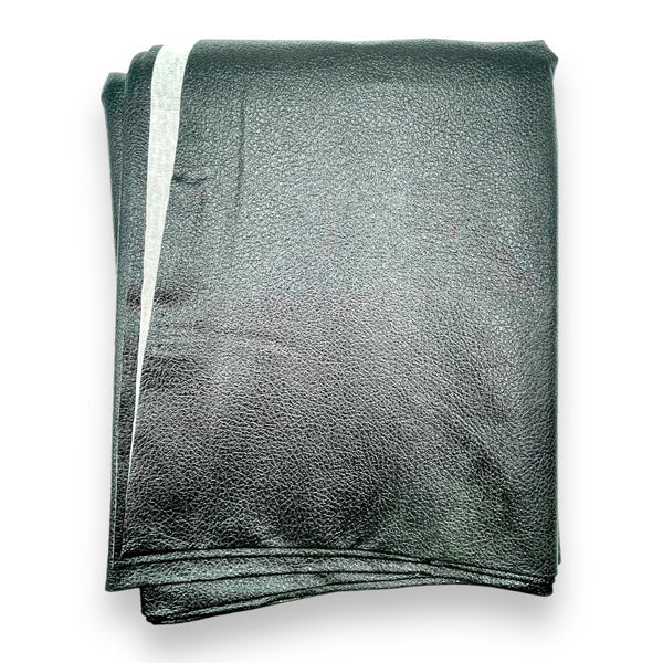 Pebbled Black Pleather Fabric - 3 1/2 yds x 54"