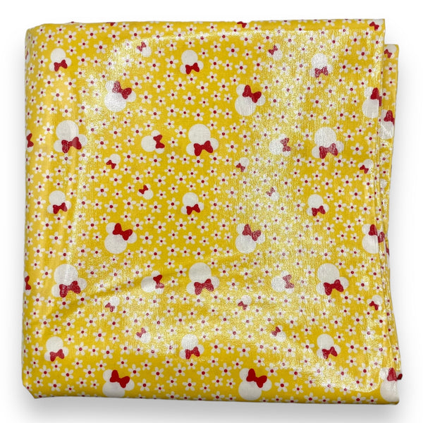 Spring Minnie Plastic Coated Cotton Fabric - 3 yd x 44"