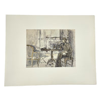 Seaside Villa by Édouard Manet Vintage Offset Lithograph in Matte