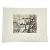 Seaside Villa by Édouard Manet Vintage Offset Lithograph in Matte