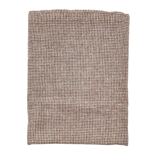 Rust Herringbone Plaid Fabric - 1 1/4 yds x 54"