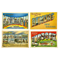 Mid-Century "Greetings From" Postcard Bundle