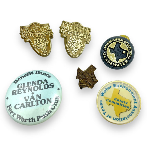 Texas Vintage Pin Bundle