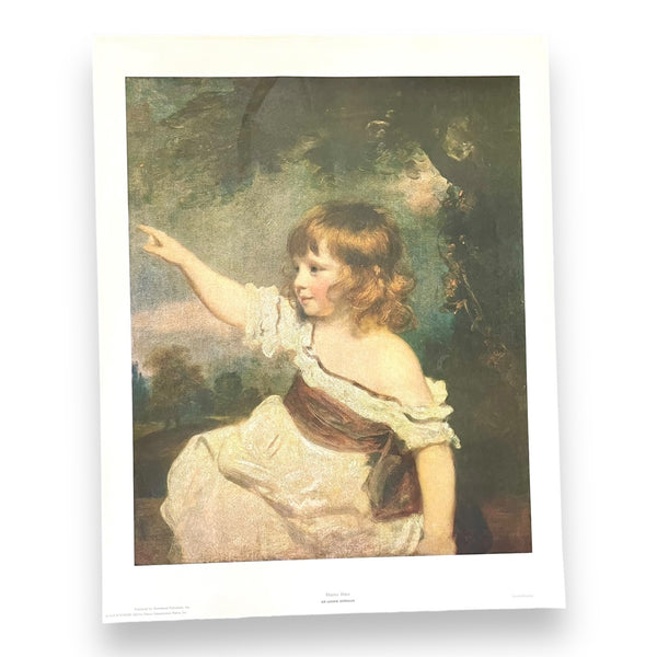 “Master Hare” Print by Sir Joshua Reynolds