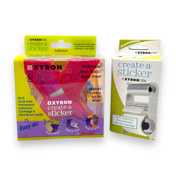 Sparkly Xyron X150 Sticker Maker + Refill