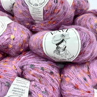 Lilac Mohair Yarn Bundle