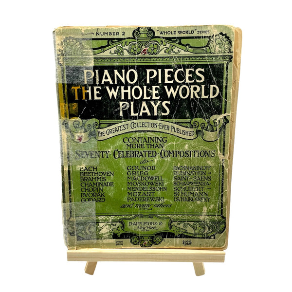 Piano Pieces the Whole World Plays Vintage Book