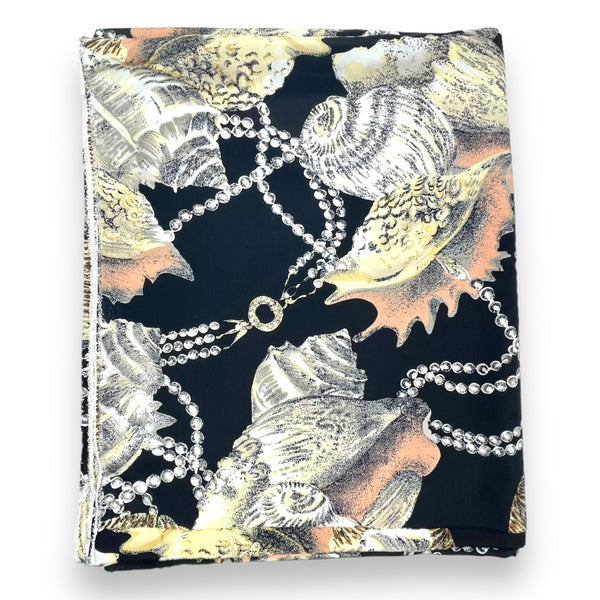 Draped in Shells Silk-Like Fabric - 3 yds x 44"