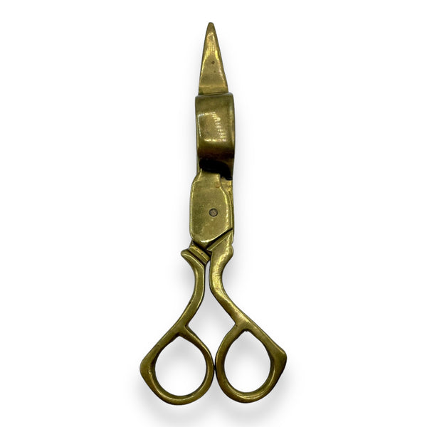 Vintage Brass Candle Wick Snuffer Scissors