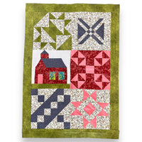 Finish Me! Schoolhouse Quilt Topper