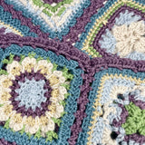 "Flower Magic" Crochet Granny Square Wall Hanging