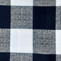 Checkerboard Cotton Canvas Fabric - 2 3/4 yds x 44"