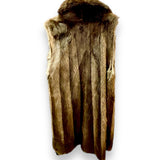 Vintage Deconstructed Fur Coat
