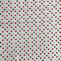 Holiday Dots Cotton Fabric - 4 yds x 44"