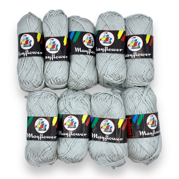Mayflower Grey Cotton Yarn Bundle