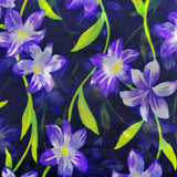 Midnight Jasmine Stretch-Netting Fabric - 3 yds x 60"