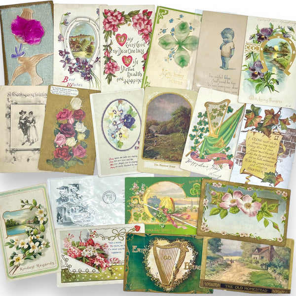 Antique + Vintage Postcard Bundle