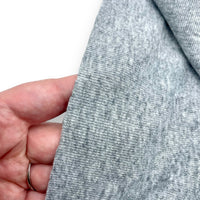 Grey Sweater Tube Knit Fabric- 1 1/2 yds x 72"