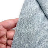 Grey Sweater Tube Knit Fabric- 1 1/2 yds x 72"