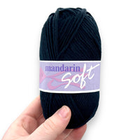 Charcoal Mandarin Soft Vintage Yarn Bundle