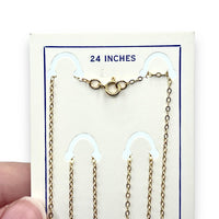 Vintage 24" 12k Gold Chain