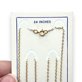 Vintage 24" 12k Gold Chain