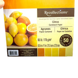 Citrus Blend Recollections Cardstock Bundle