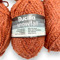 Bucilla Orange Blossom Snowfall Yarn Bundle