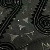 Bejeweled + Flocked Inky Fabric - 6 yds x 44"